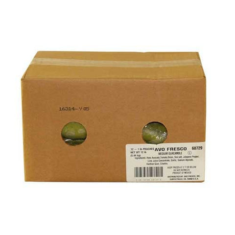 Calavo Avo Fresco Guacamole - 1 Pouch -- 12 per case.
