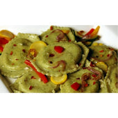 Carlas Pasta Octagon Grilled Vegetable Ravioli, 2.5 Pound -- 3 per case.