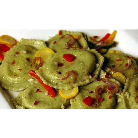 Carlas Pasta Octagon Grilled Vegetable Ravioli, 2.5 Pound -- 3 per case.