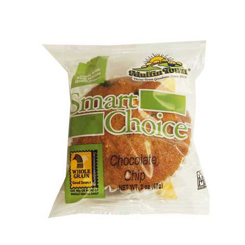Smart Choice Wholegrain Chocolate Chocolate Chip Muffin Tops, 2 Ounce -- 60 per case.