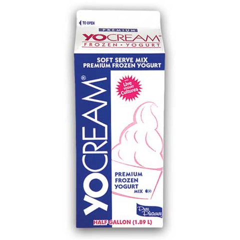 Yocream Yogurt Mix, Salted Caramel Corn Low-Fat Soft Serve, 64 Ounce -- 6 per case.