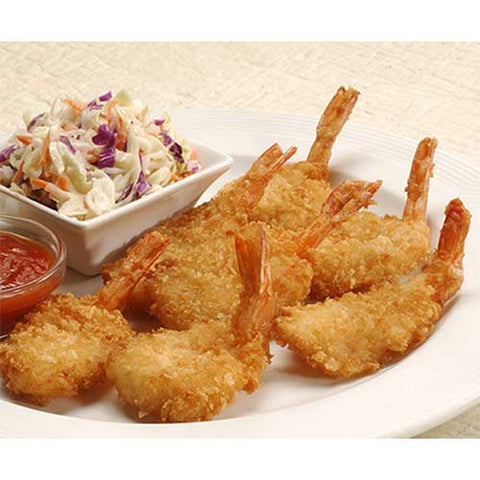 Mariner Jack Clean Tail 31 to 35 Count Breaded Butterfly Shrimp, 3 Pound -- 4 per case.