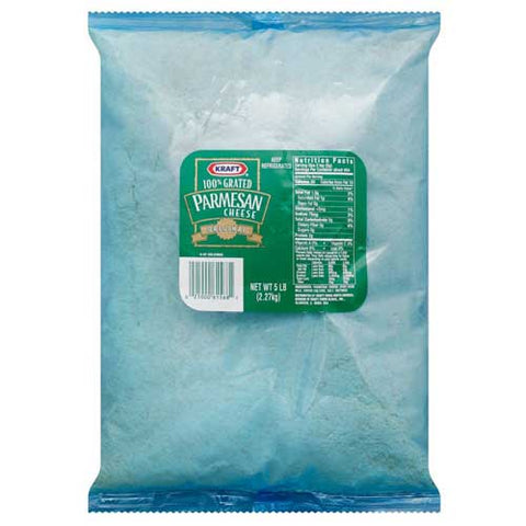Kraft Grated Fresh Parmesan Cheese, 5 Pound.