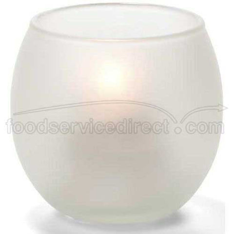 Hollowicks Satin Crystal Tealight Glass Lamp, 2 3/8 inch Height.