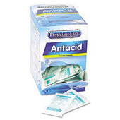 PhysiciansCare Antacid Calcium Carbonate Medication, Two-Pack, 50 Packs/Box
