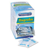 PhysiciansCare Ibuprofen Pain Reliever, Two-Pack, 125 Packs/Box