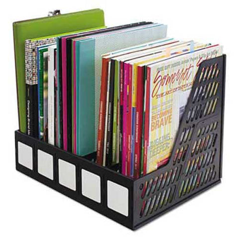 Advantus Literature File, Five Slots, Black