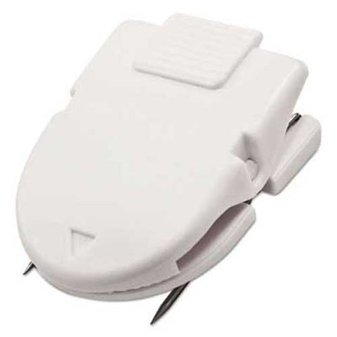 Advantus Panel Wall Clips for Fabric Panels, Standard Size, White, 50/Box