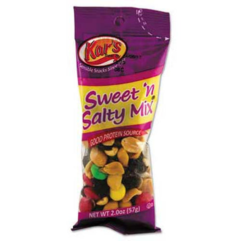 Kars Nuts Caddy, Sweet N Salty Mix, 2oz Packets, 24/Box