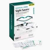 Bausch and Lomb Sight Savers Pre-Moistened Anti-Fog Tissues with Silicone, 100/Pack
