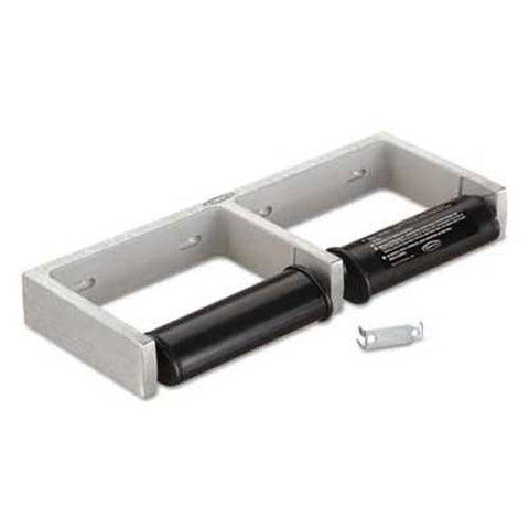 Bobrick ClassicSeries Toilet Tissue Dispenser for Two Rolls, 12 1/2 inch x 4 7/8 inch x 1 1/2 inch