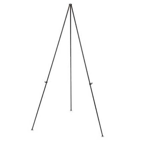 MasterVision Instant Easel, 61 1/2 inch, Black, Steel, Lightweight