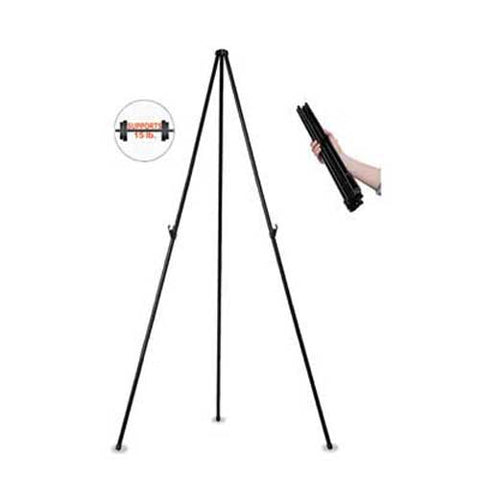 MasterVision Instant Easel, 61 1/2 inch, Black, Steel, Heavy-Duty