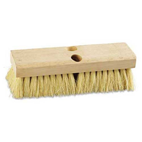 Boardwalk Deck Brush Head, 10 inch Wide, Tampico Bristles