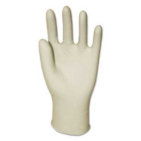 Boardwalk General-Purpose Latex Gloves, Natural, Medium, Powder-Free, 4 mil, 1000/Carton