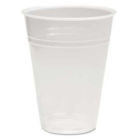 Boardwalk Translucent Plastic Cold Cups, 9oz, 100/Bag, 25 Bags/Carton