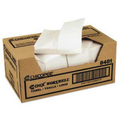 Chix Worxwell General Purpose Towels, 13 x 15, White, 100/Carton