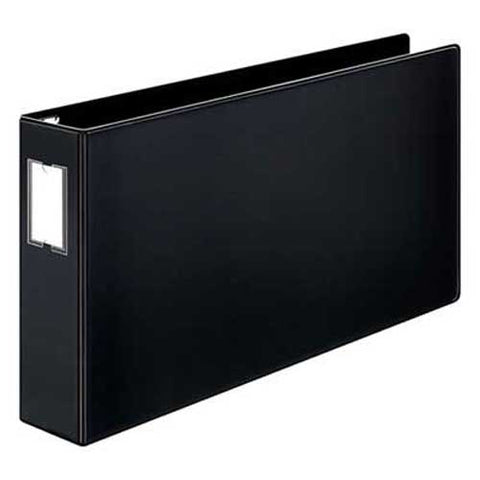 Cardinal Premier Easy Open 11 x 17 Locking Slant-D Ring Binder, 3 inch Cap, Black