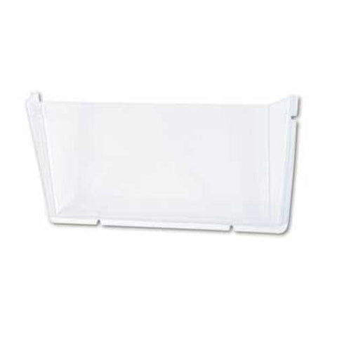 deflecto Unbreakable Docupocket Single Pocket Wall File, Letter, Clear