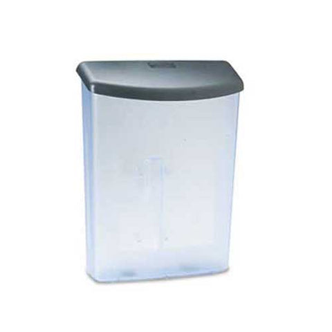 deflecto Outdoor Literature Box, 10w x 4-1/2d x 13-1/8h, Clear/Black