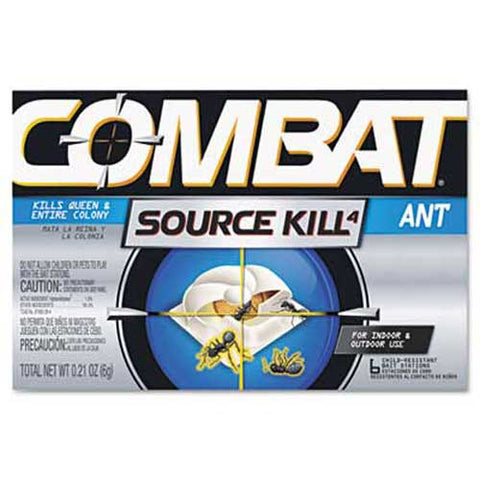 Combat Combat Ant Killing System, Child-Resistant, Kills Queen & Colony, 6/Box