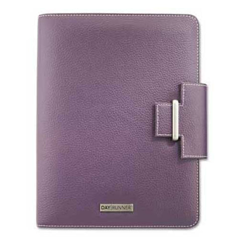 Day Runner Terramo Refillable Planner, 5 1/2 x 8 1/2, Eggplant