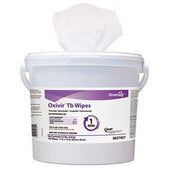 Diversey Oxivir TB Disinfectant Wipes, 6 x 7, White, 160/Canister, 12 Canisters/Carton