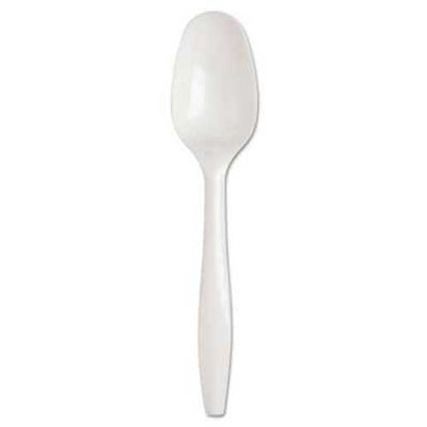 Dixie SmartStock Plastic Cutlery Refill, 5.5in, T-spoon, White, 40/Pack, 24 Packs/Case