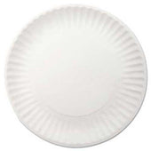 Dixie White Paper Plates, 9 inch dia, 250/Pack, 4 Packs/Carton