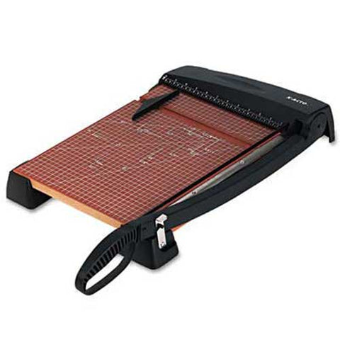 X-ACTO Heavy-Duty Wood Base Guillotine Trimmer, 15 Sheets, 12 inch x 15 inch