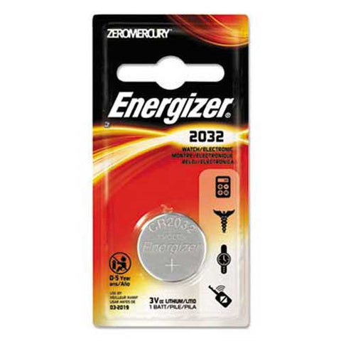 Energizer Watch/Electronic/Specialty Battery, 2032, 3 Volt