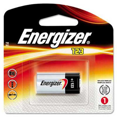 Energizer Lithium Photo Battery, 123, 3V