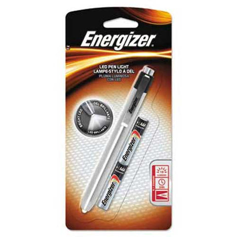 Energizer Aluminum Pen LED Flashlight, 2 AAA, Black