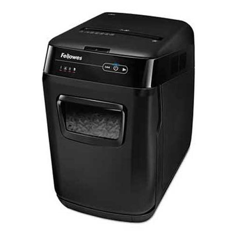 Fellowes AutoMax 130C Auto Feed Medium-Duty Cross-Cut Shredder, 130 Sheet Capacity