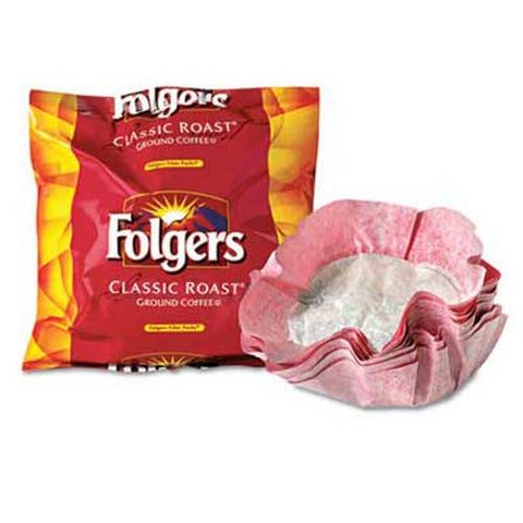 Folgers Coffee Filter Packs, Classic Roast, 9/10oz, 40/Carton