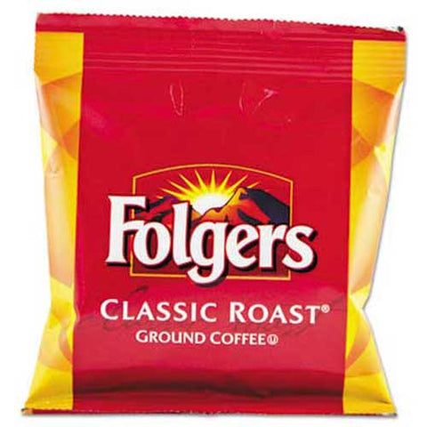 Folgers Coffee, Fraction Pack, Classic Roast, 1.5oz, 42/Carton
