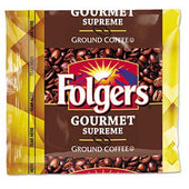 Folgers Coffee, Fraction Pack, Gourmet Supreme, 1.75oz, 42/Carton