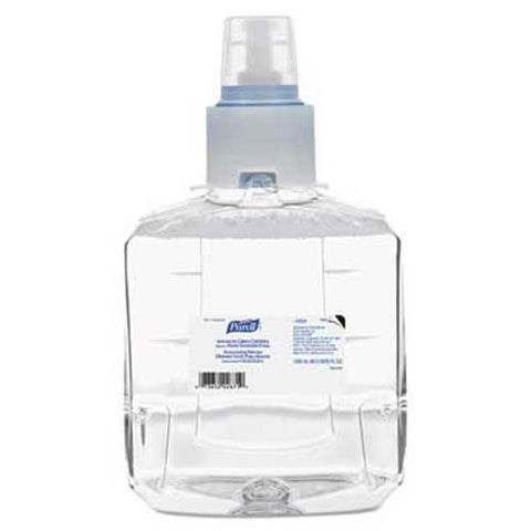 PURELL Advanced Green Certified Hand Sanitizer Refill, 1200mL, FragFree, 2/Carton