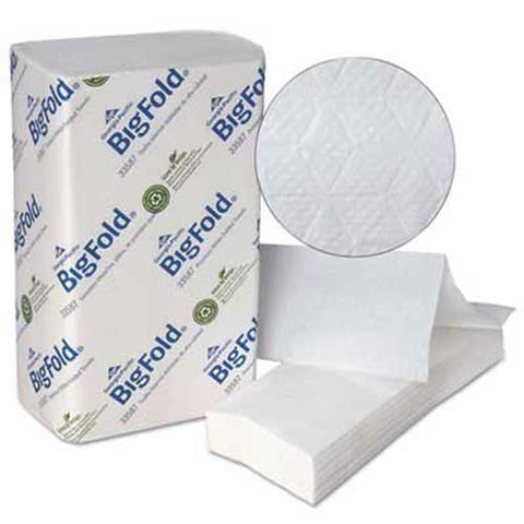 Georgia Pacific Professional BigFold Paper Towels, 10 1/5 x 10 4/5, White, 220/Pack, 10 Packs/Carton