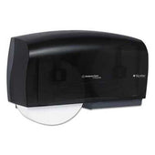 Kimberly-Clark Professional* Coreless JRT Twin Jumbo Roll Tissue Dispenser, 20w x 6d x 11h, Smoke/Gray