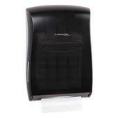 Kimberly-Clark Professional* Universal Towel Dispenser, 13 31/100w x 5 17/20d x 18 17/20h, Smoke/Gray