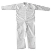 KleenGuard* A20 Breathable Particle-Pro Coveralls, Zip, 2XL, White, 24/Carton