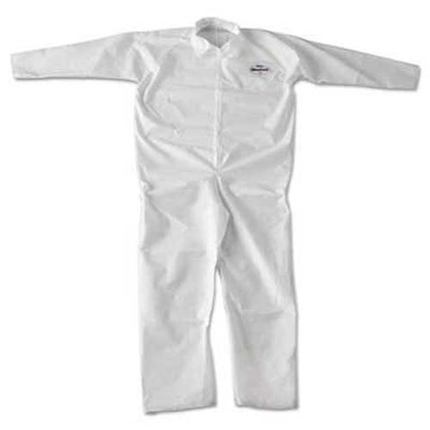 KleenGuard* A20 Breathable Particle-Pro Coveralls, Zip, 2XL, White, 24/Carton