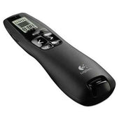Logitech Professional Wireless Presenter w/Green Laser Pointer, 100ft Projection, Black