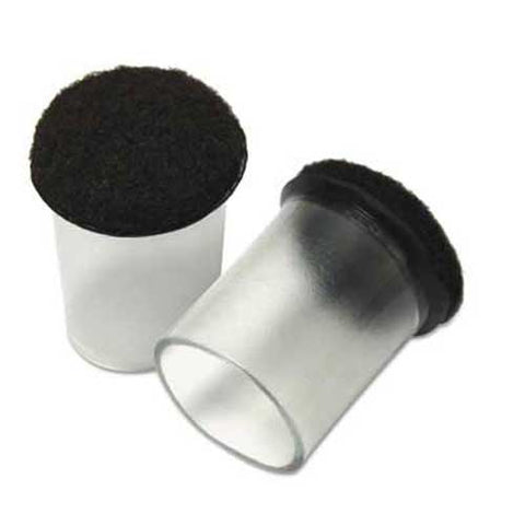 Master Caster Like New Solutions, Floor Savers, Clear/Gray, 8 per Pack