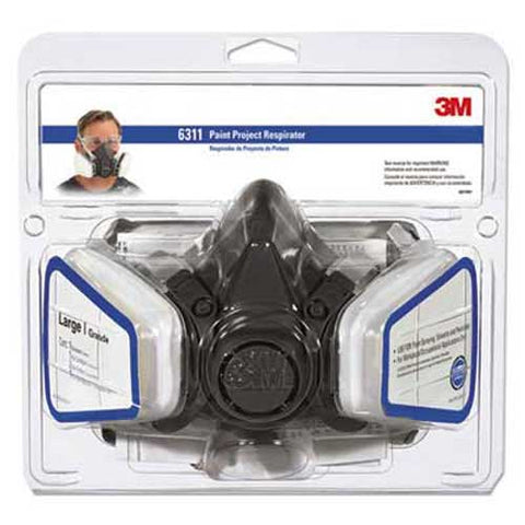3M Half Facepiece Paint Spray/Pesticide Respirator, Large