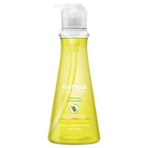 Method Dish Soap Pump, Lemon Mint, 18 oz Pump Bottle