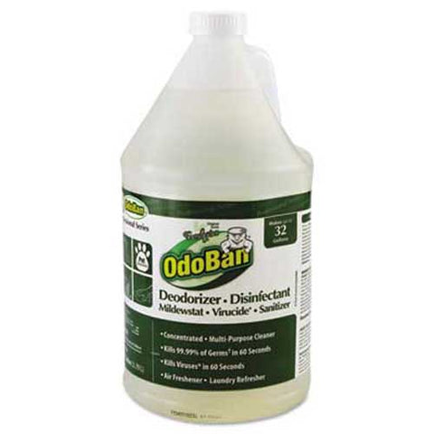 OdoBan Concentrated Odor Eliminator, Eucalyptus, 1gal Bottle, 4/Carton