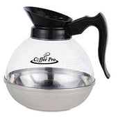 Coffee Pro Unbreakable Regular Coffee Decanter, 12-Cup, Stainless Steel/Polycarbonate