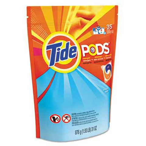 Tide Pods, Laundry Detergent, Ocean Mist, 35/Pack, 4 Pack/Carton